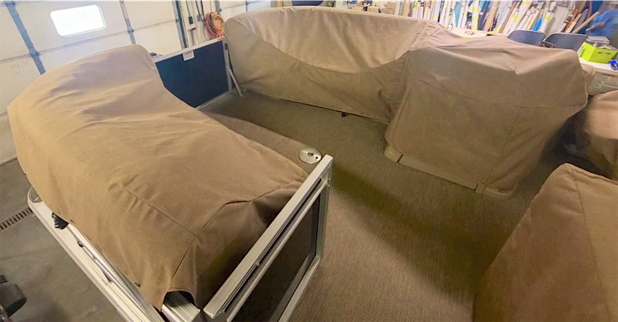 Boat seat covers